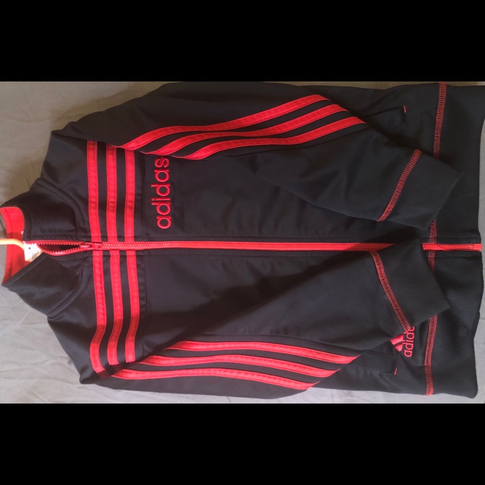 Adidas Long Sleeve zip up kids size 7